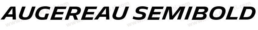 Augereau SemiBold Regular字体转换